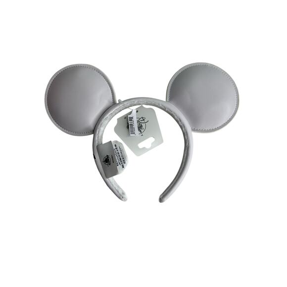Disney Parks White Mickey Mouse Ears - Picture 1 of 4